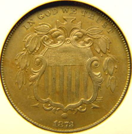 Shield Nickel FS-008.3 Obverse