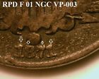 1871 / 1871 SHIELD NICKEL RPD F-01 NGC VP-003 VERY RARE POP 1 NOW 2 #RB1418