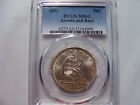 1853 Seated Liberty Half W Arrows/Rays PCGS MS-63 