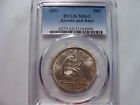 1853 Seated Liberty Half W Arrows/Rays PCGS MS-63 