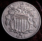 1883 SHIELD NICKEL.....NICE ONE!............NO RESERVE!