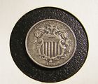 1868 UNITED STATES SHIELD NICKEL ( VF Details )