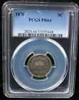 1870 SHIELD 5c PCGS PR 64 1870 SHIELD NICKEL 5 CENTS PROOF