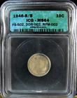 1946 S/S Rooselvelt dime ICG MS64 *FS-502/ DDR-002/ RPM-002* BR