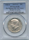 1968-D 50¢ MISSING OBV SILVER LAYER-PCGS