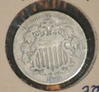 1880 5C Shield Nickel