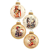 Set of 4 Hummel 2 5/8" Ornaments