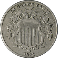 1882 Shield Nickel Great Deals From The Executive Coin Company