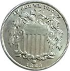 1883 Shield Nickel ANACS MS 62. 