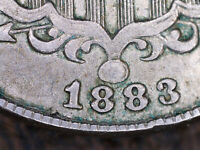 1883/2  SHIELD NICKEL 5¢ rare...early variety i believe.use your own judgement 