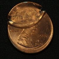 2000 Brockage and Broadstruck Error Lincoln Memorial Cent Penny