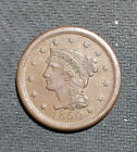 1850 1C Braided Hair Cent