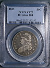 1813 BUST HALF DOLLAR CERTIFIED... 