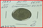 1883 RPD Repunched Date FS-304 Cherry... 