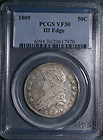 1809 BUST HALF DOLLAR CERTIFIED... 