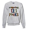 Completing 13.1 Rocks Marathon Sweatshirt
