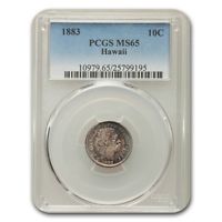 1883 Hawaiian Dime MS-65 PCGS