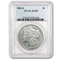 1883-S Morgan Dollar AU-50 PCGS