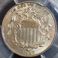 1883 5C Shield Nickel (PCGS MS63) GM15667
