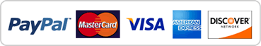 PayPal - MasterCard - VISA - AMERICAN EXPRESS