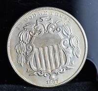 1867 Shield Nickel - Choice BU!