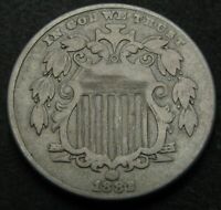 USA Shield Nickel 1883/2 - Copper/Nickel - F/VF - 779