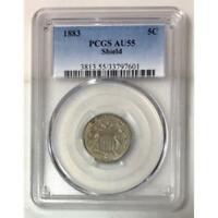 1883 Shield Nickel PCGS AU55 *Rev Tye's* #7601109