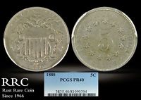 Ω 1880 Shield Nickel PCGS PR40