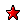 Red star icon for feedback score in between 1,000 to 4,999