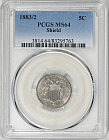 1883/2 Shield Nickel PCGS MS-64Online Coin Auction at GreatCollections