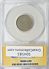 1883/2 Shield Nickel FS-303 ANACS AU-55 DetailsOnline Coin Auction at GreatCollections