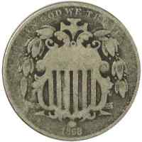 1868 5c Shield Nickel