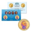 2008 p & d 24k gold-plated hologrammed monroe c...