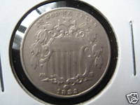 1883 Sheilded Nickel