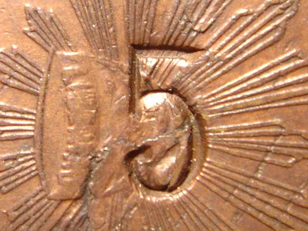 Counterstamp closeup